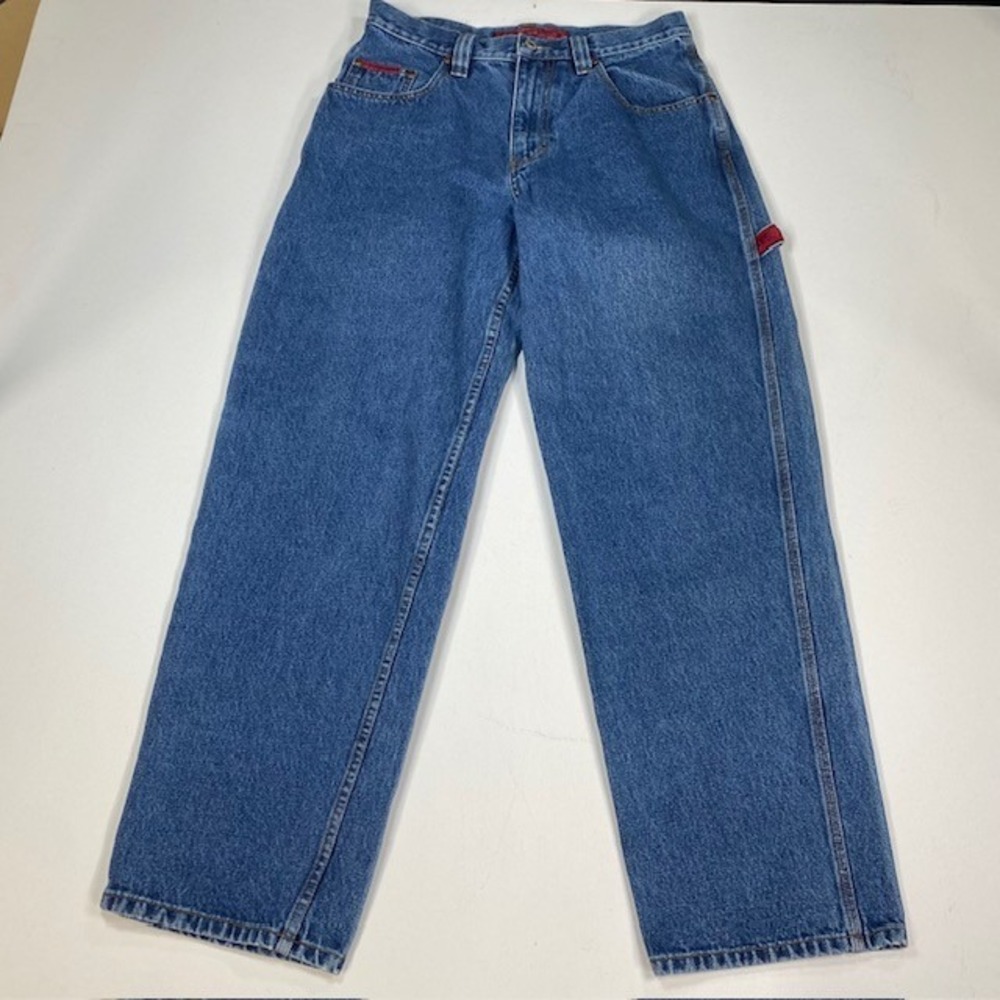 US Polo Assn Mens‎ 32x32 Blue Denim Y2K Carpenter Jeans Relaxed Fit (32x30)